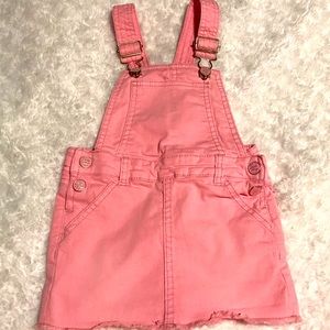 H & M Bubble Gum Pick jean dress jumper